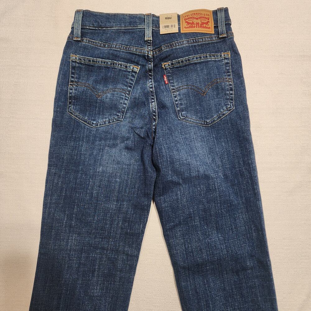 Levi's 724 high rise slim straight jeans size 2 short L26''xW30'' women's - Picture 7 of 8